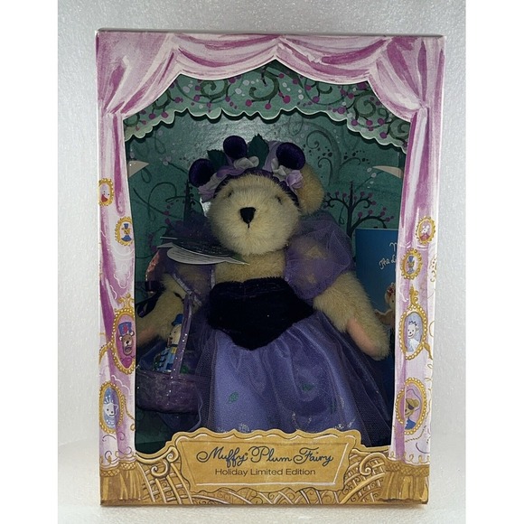 North American Bear Other - Muffy VanderBear‎ 1997 Plum Fairy Holiday Limited Edition, Vintage Collectible